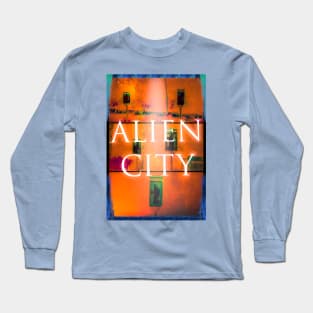 Alien City Modern Design Long Sleeve T-Shirt